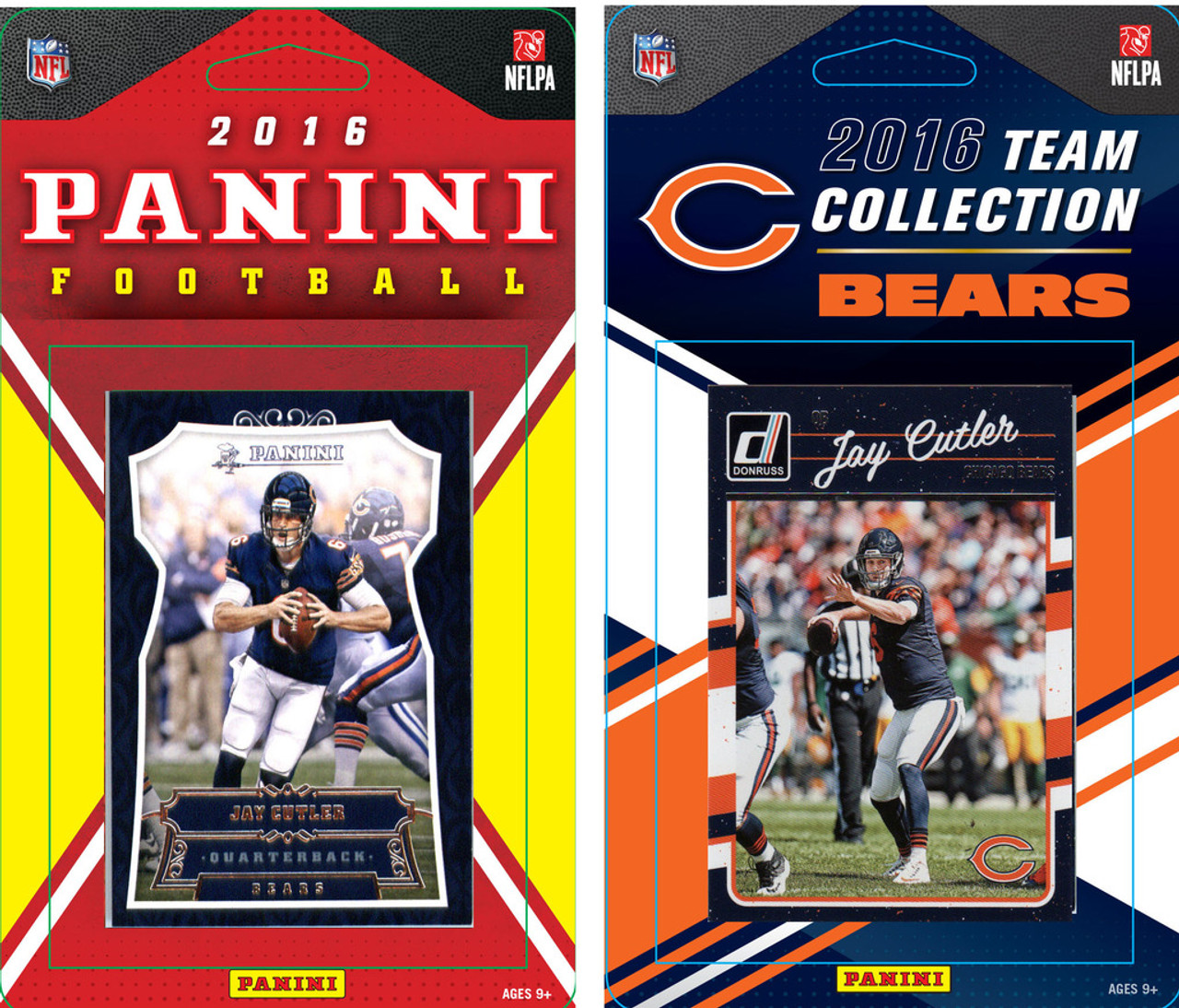 NFL Chicago Bears Licensed 2016 Panini and Donruss Team Set