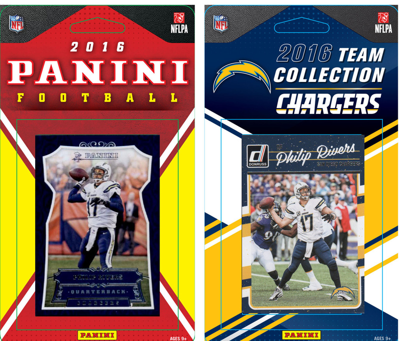 NFL San Diego Chargers Licensed 2016 Panini and Donruss Team Set