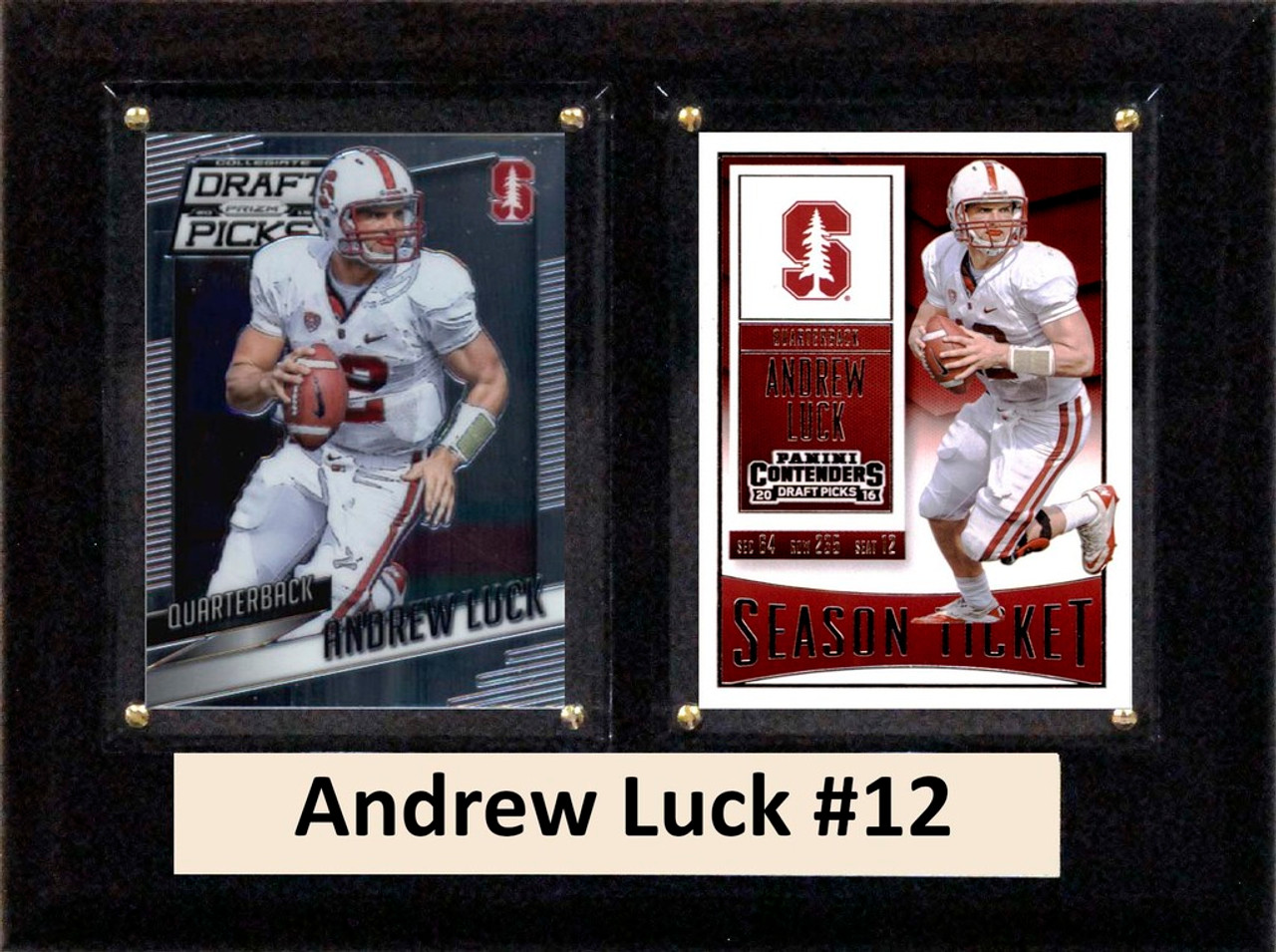 NCAA 6"X8" Andrew Luck Stanford Cardinal Two Card Plaque