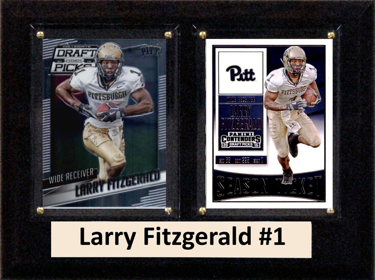 NCAA 6"X8" Larry Fitzgerald Pittsburgh Panthers Two Card Plaque