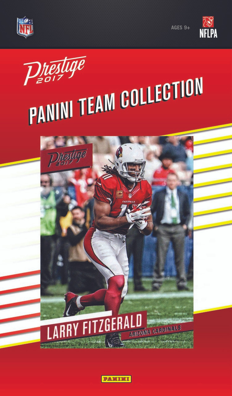 NFL Arizona Cardinals Licensed 2017 Prestige Team Set.