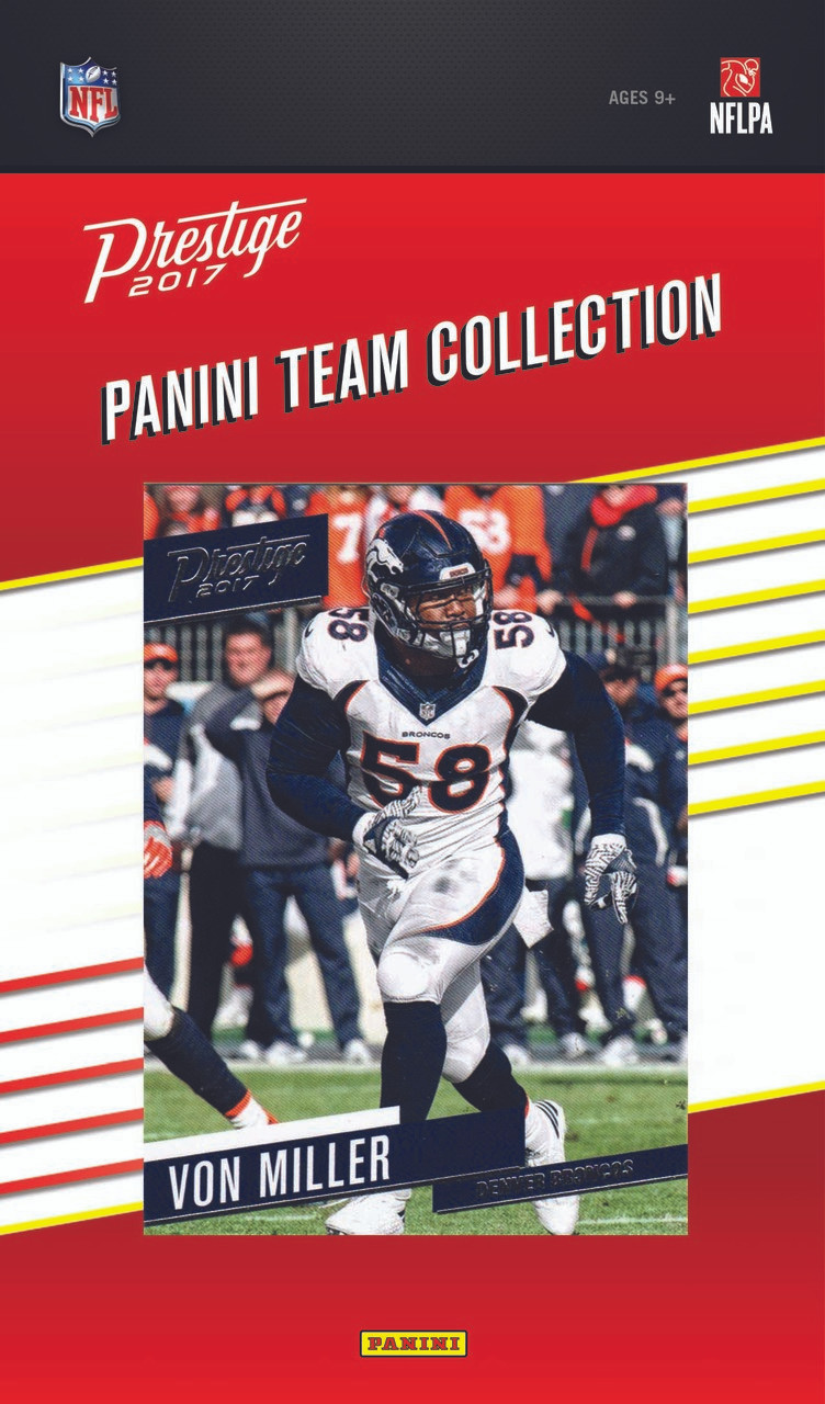 NFL Denver Broncos Licensed 2017 Prestige Team Set.