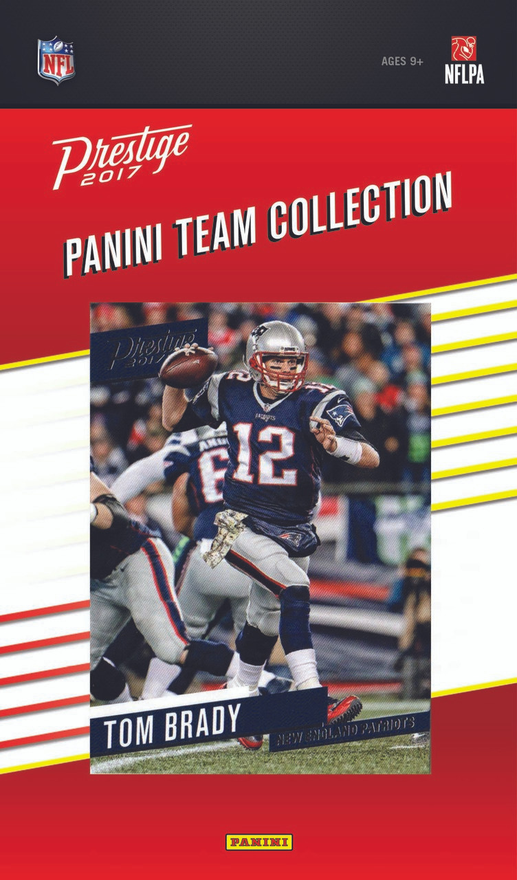 NFL New England Patriots Licensed 2017 Prestige Team Set.