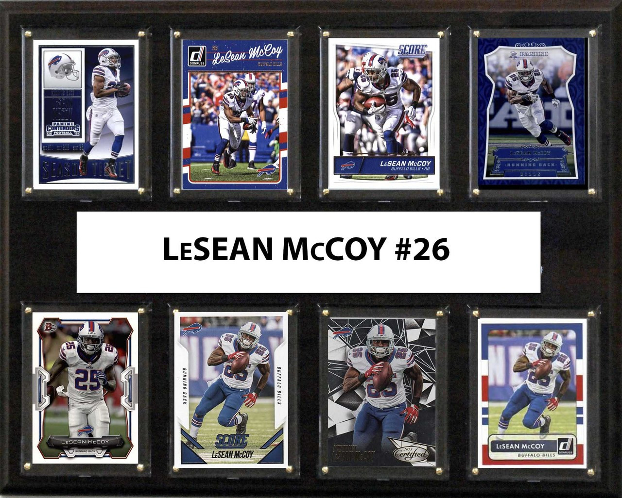 NFL 12"x15" LeSean McCoy Buffalo Biils 8-Card Plaque