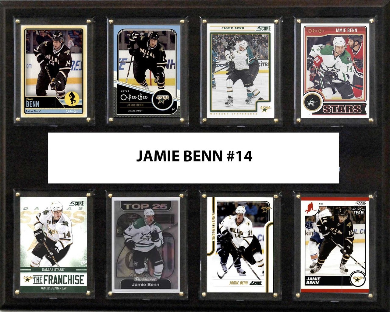 NHL 12"x15" Jamie Benn Minnesota Wild 8-Card Plaque