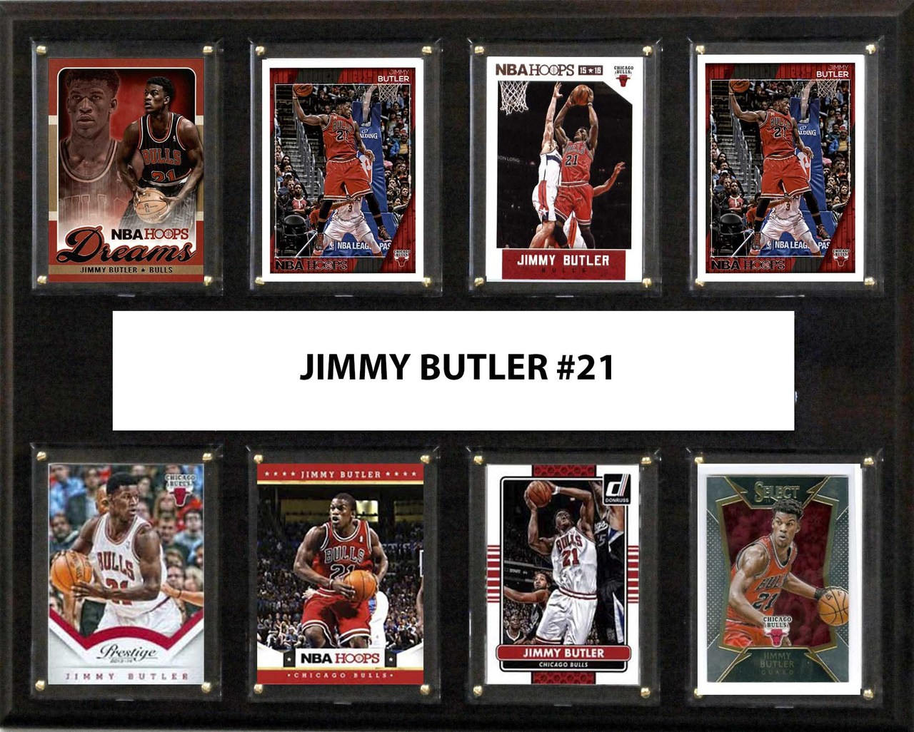 NBA 12"x15" Jimmy Butler Chicago Bulls 8-Card Plaque