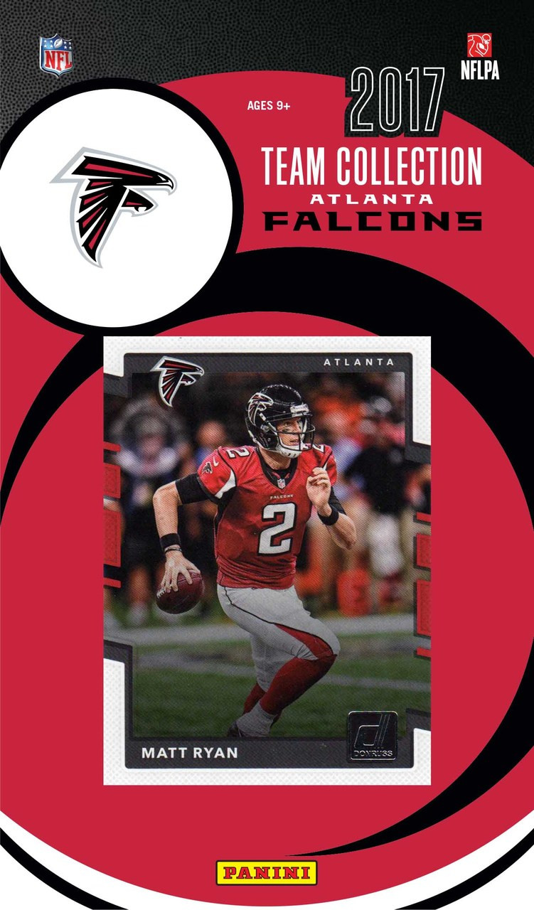 NFL Atlanta Falcons Licensed 2017 Donruss Team Set.