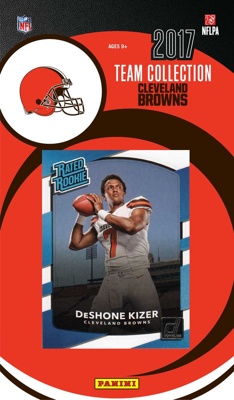 NFL Cleveland Browns Licensed 2017 Donruss Team Set.