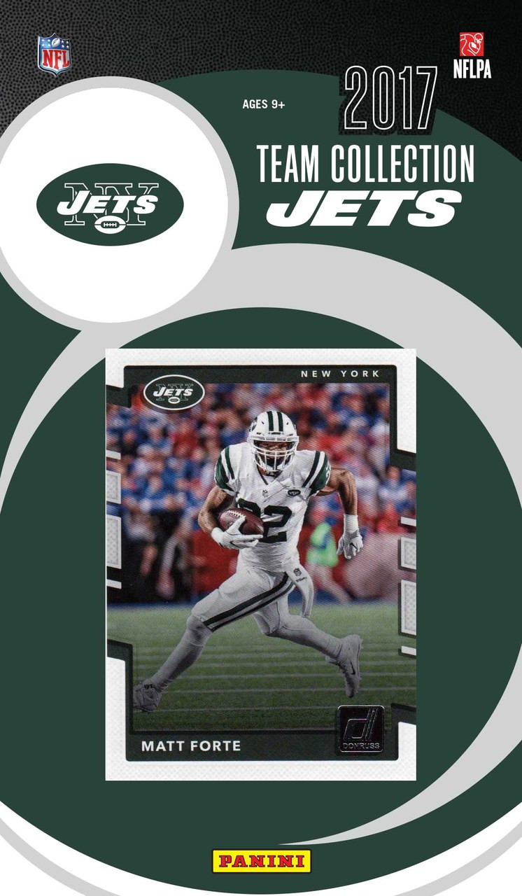 NFL New York Jets Licensed 2017 Donruss Team Set.