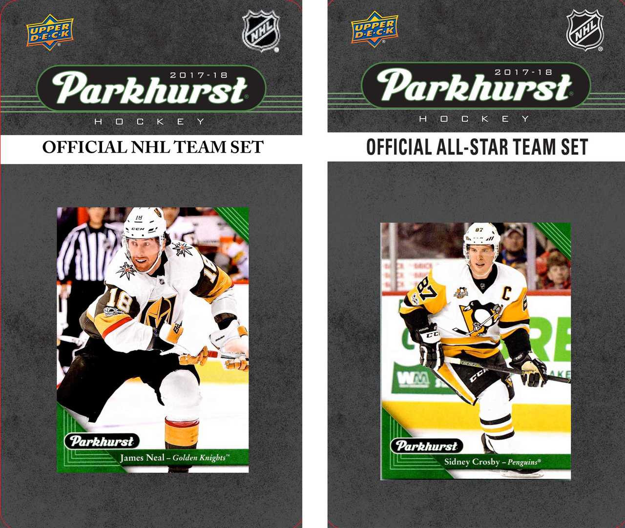 NHL Las Vegas Golden Knights 2017 Parkhurst Team Set and All-Star Set