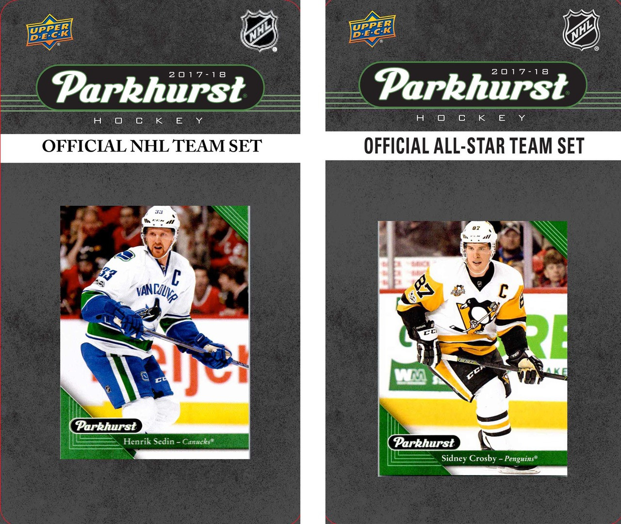 NHL Vancouver Canucks 2017 Parkhurst Team Set and All-Star Set