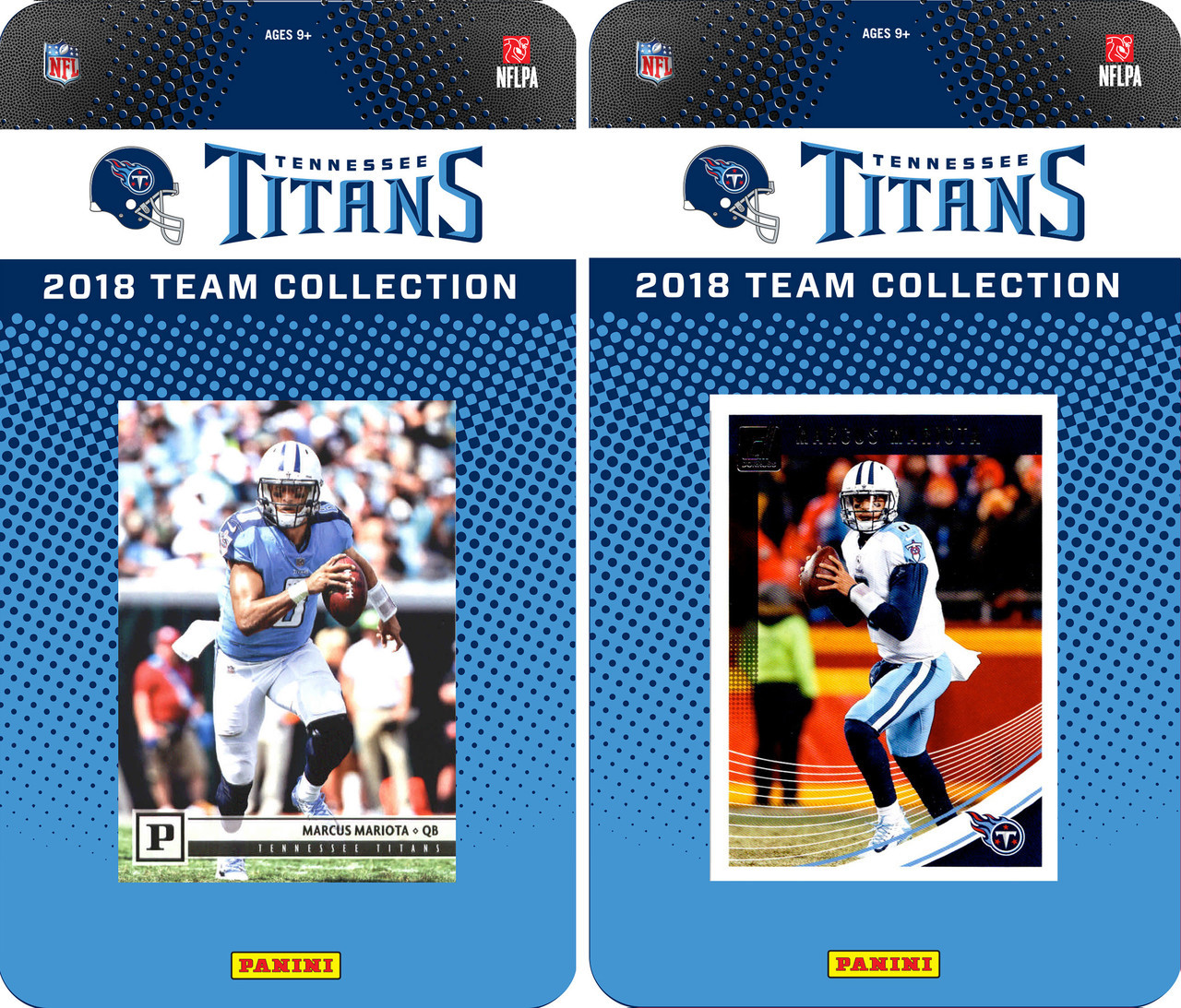 NFL Tennessee Titans Licensed 2018 Panini and Donruss Team Set