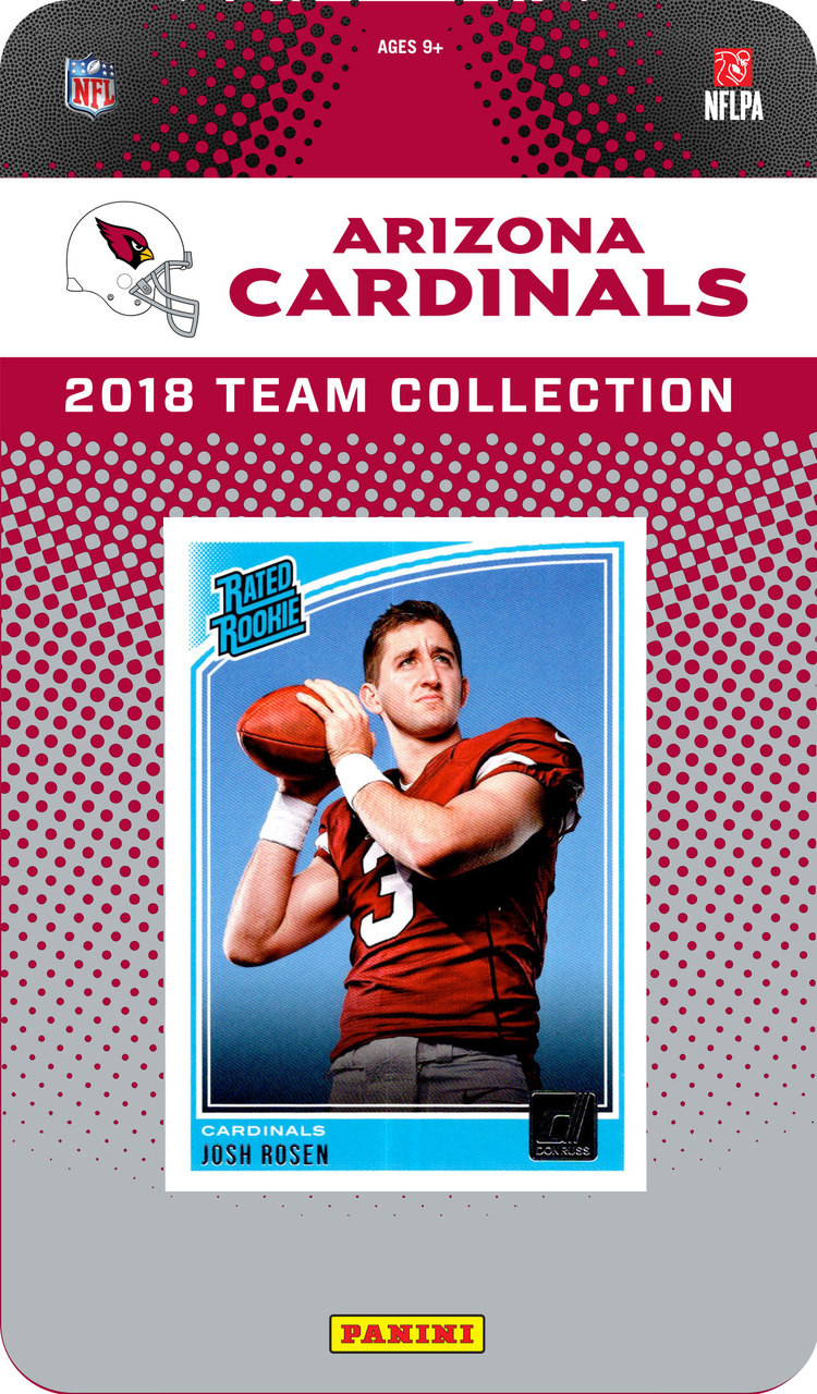 NFL Arizona Cardinals Licensed 2018 Donruss Team Set.