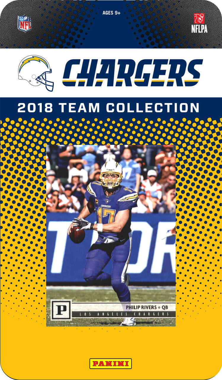 NFL Los Angeles Chargers Licensed 2018 Prestige Team Set.