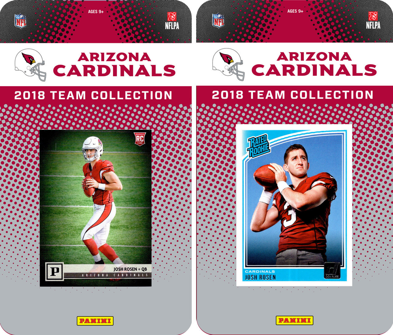 NFL Arizona Cardinals Licensed 2018 Panini and Donruss Team Set