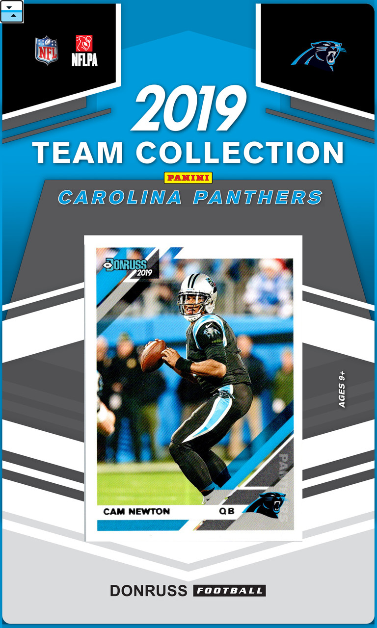 NFL Carolina Panthers Licensed2019 Donruss Team Set