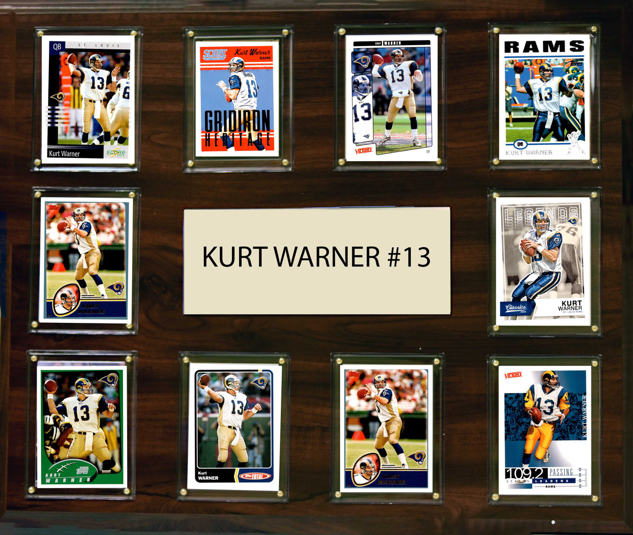 NFL 15"x18" Kurt Warner St. Louis Rams Player Plaque