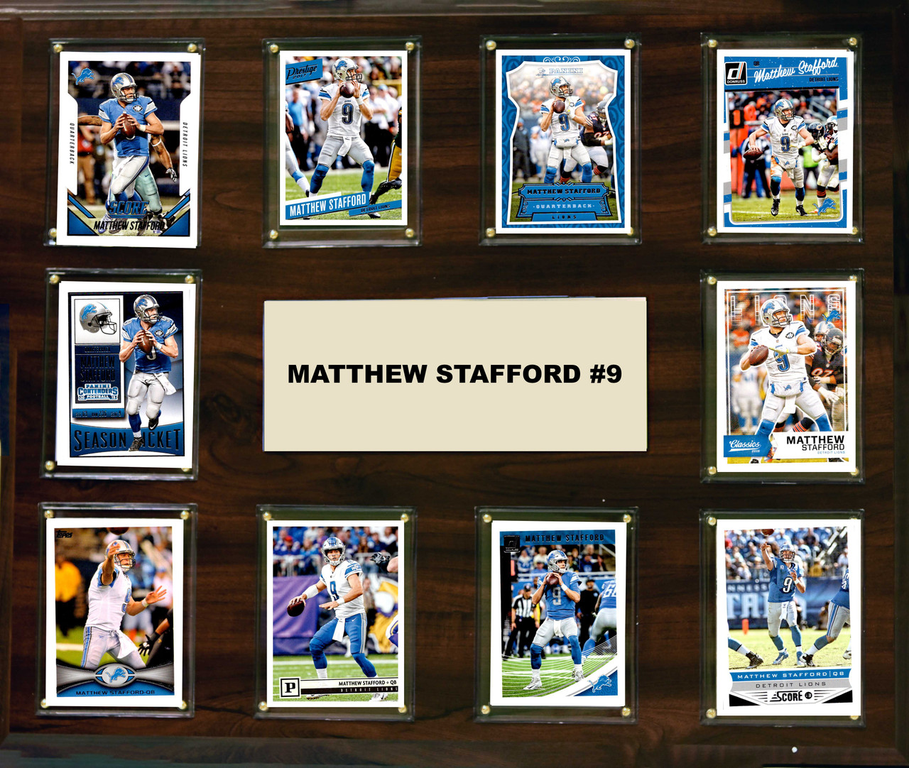 NFL 15"x18" Matthew Stafford Detroit Lions Player Plaque