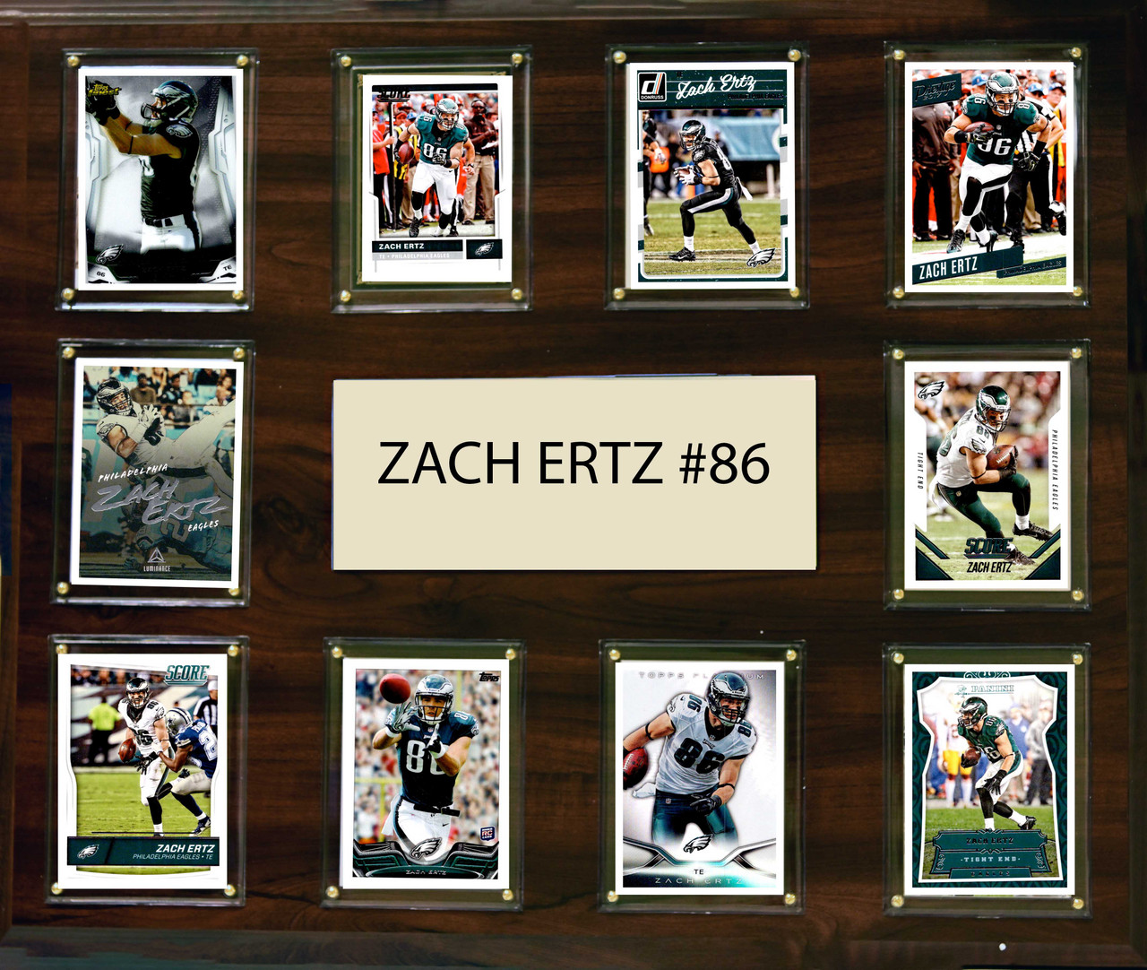 NFL 15"x18" Zach Ertz Philadelphia Eagles Player Plaque