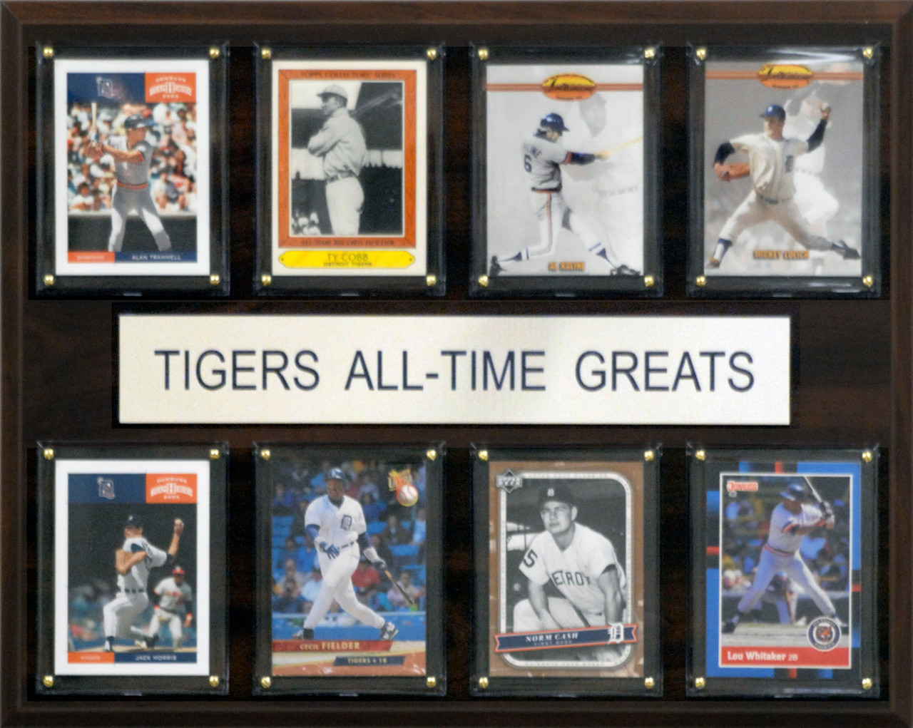 MLB 12"x15" Detroit Tigers All-Time Greats Plaque