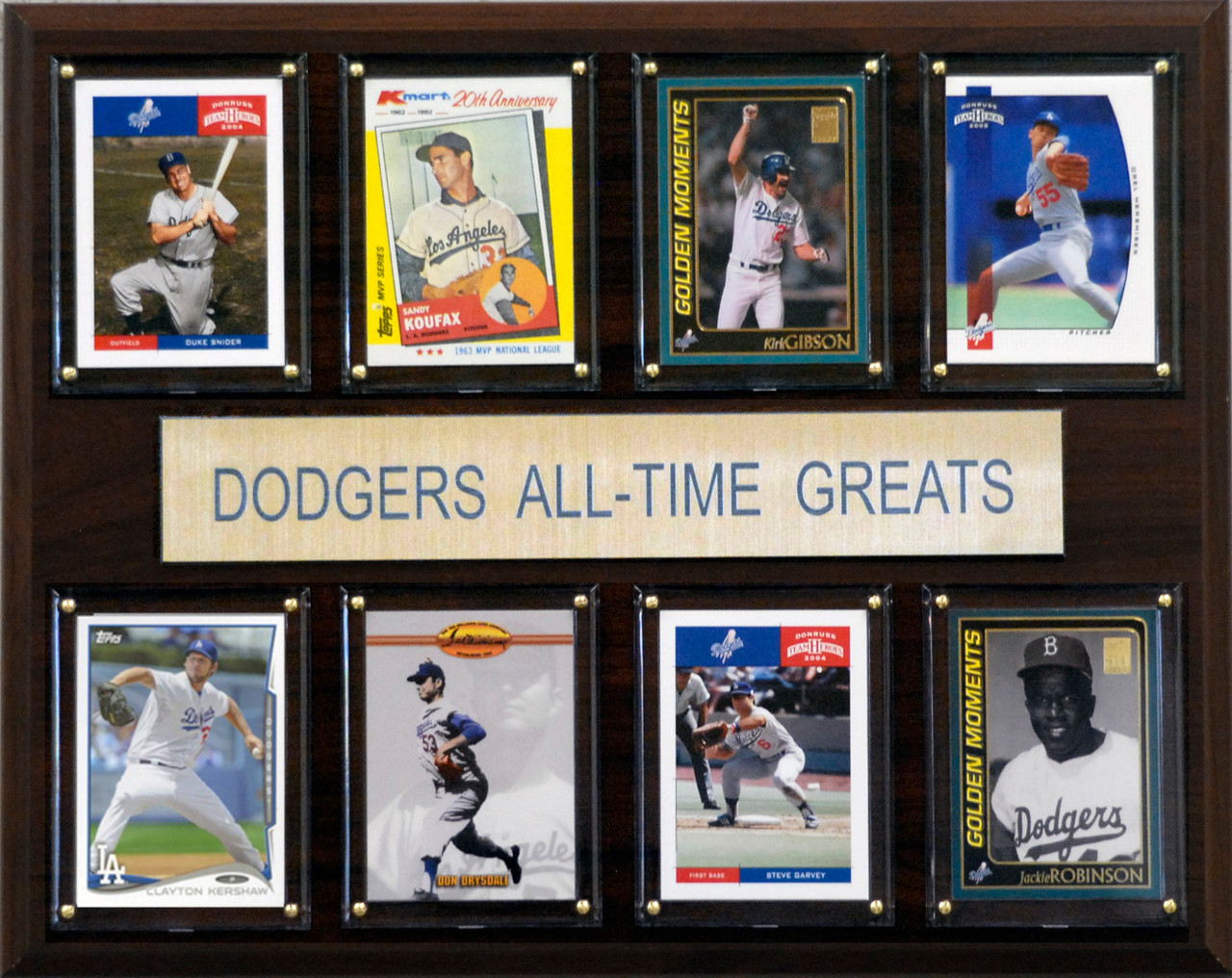 MLB 12"x15" Los Angeles Dodgers All-Time Greats Plaque