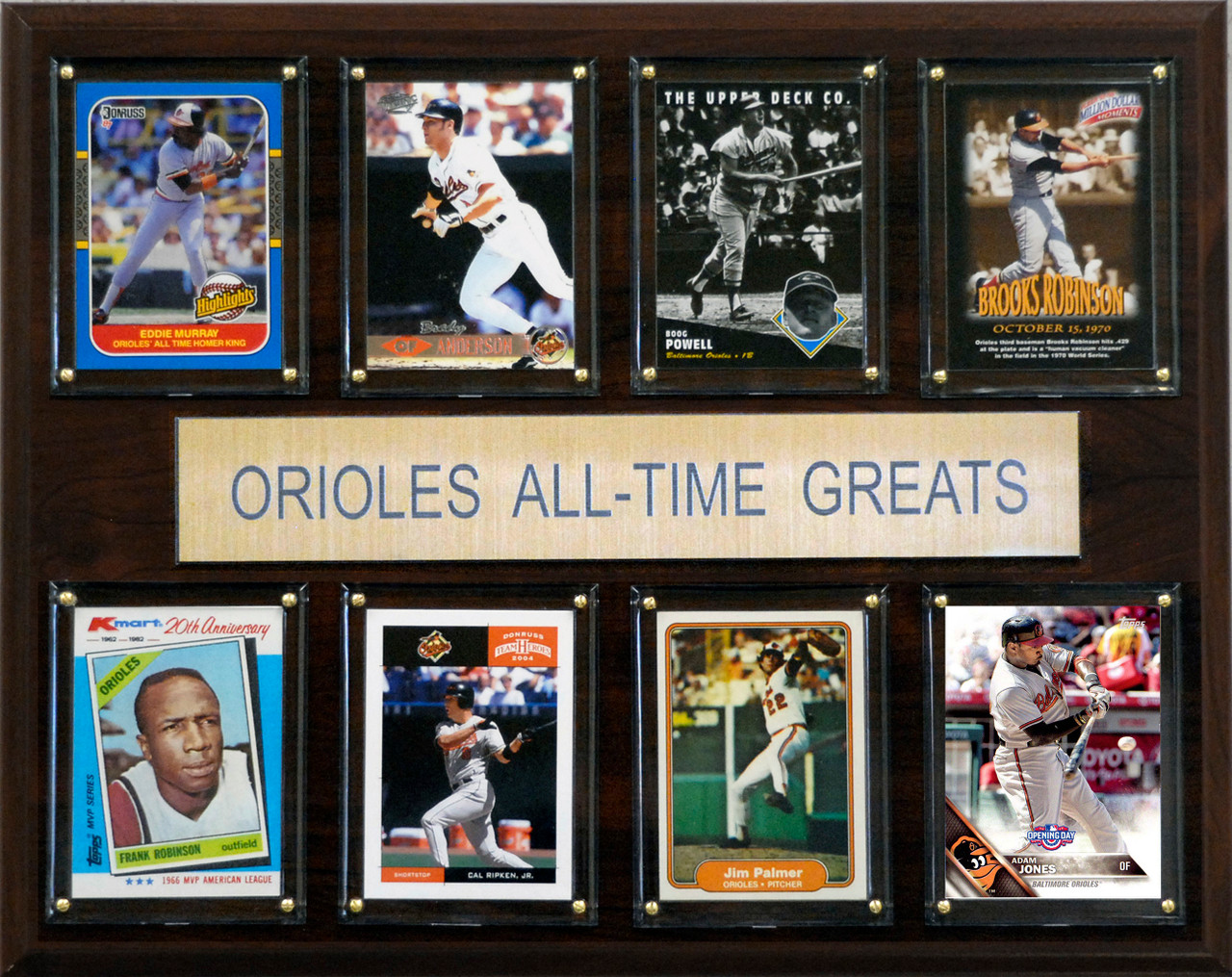 MLB 12"x15" Baltimore Orioles All-Time Greats Plaque