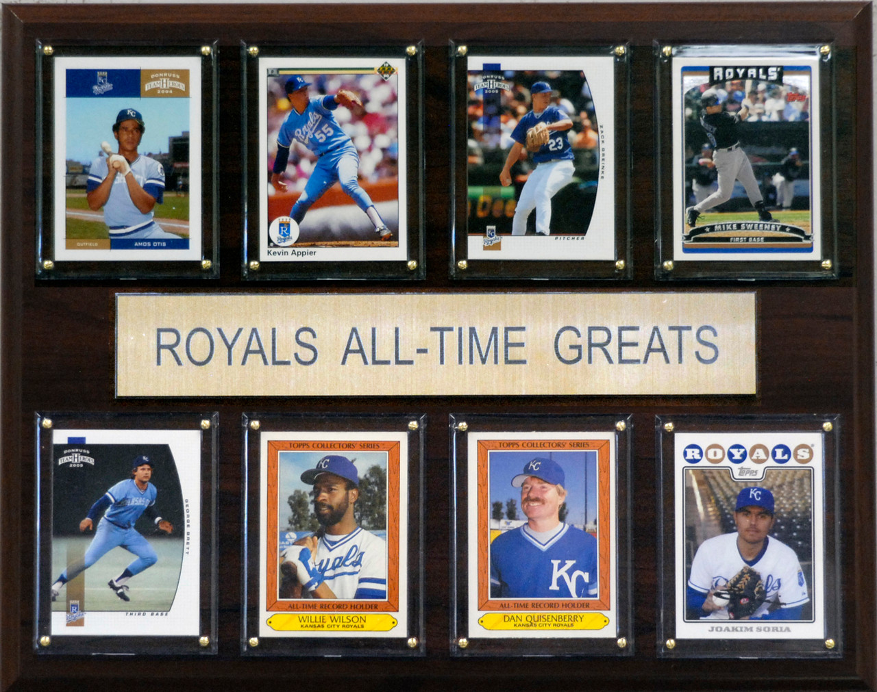 MLB 12"x15" Kansas City Royals All-Time Greats Plaque