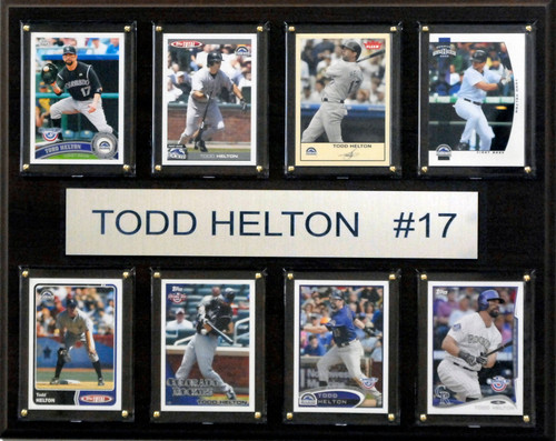 MLB 12"x15" Todd Helton Colorado Rockies 8-Card Plaque