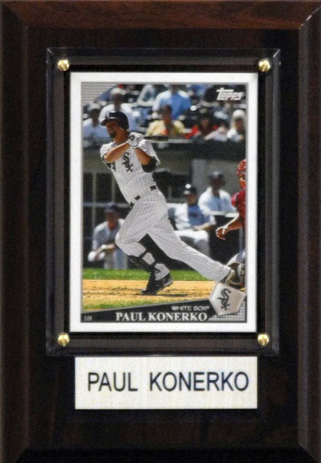 MLB 4"x6" Paul Konerko Chicago White Sox Player Plaque