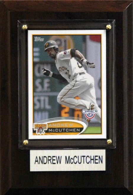 MLB 4"x6" Andrew McCutchen Pittsburgh Pirates Player Plaque