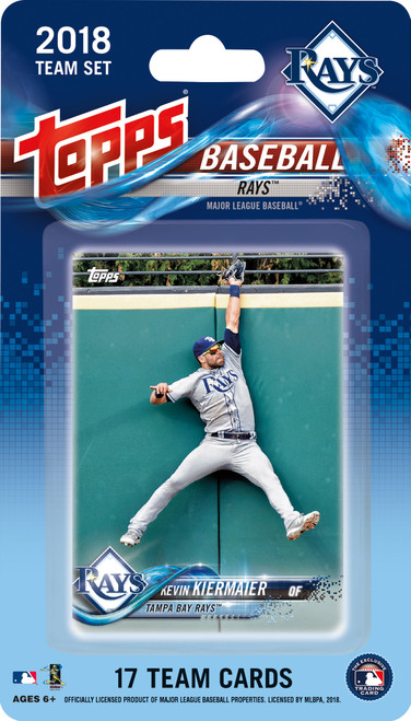 MLB Tampa Bay Rays 2018 Team Set