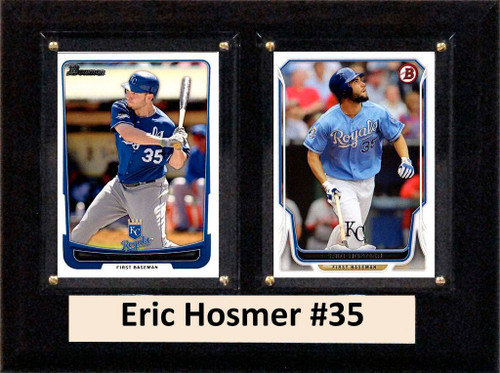 MLB6"X8"Eric Hosmer Kansas City Royals Two Card Plaque