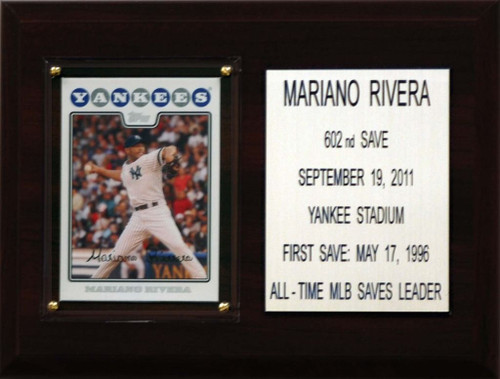 MLB6"X8"Mariano Rivera New York Yankees Career Stat Plaque