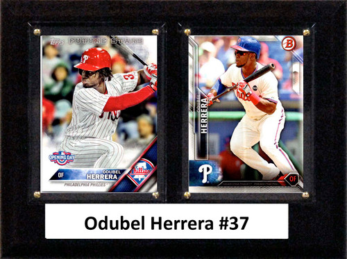 MLB6"x8"Odubel Herrera Philadelphia Phillies Two Card Plaque