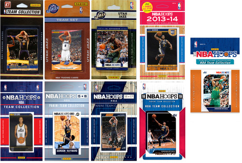 NBA 2021-22  Utah Jazz 10 Different Licensed Trading Card Team Sets