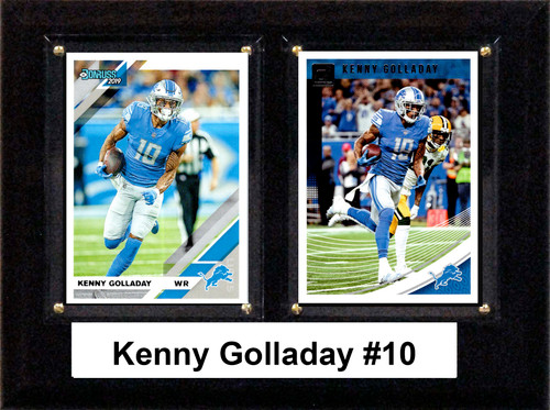 NFL 6"x8" Kenny Golladay Detroit Lions Two Card Plaque