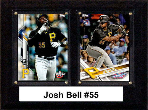 MLB 6"x8" Josh Bell Pittsburgh Pirates Two Card Plaque