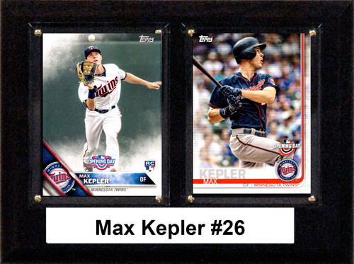 MLB 6"x8" Max Kepler Minnesota Twins Two Card Plaque