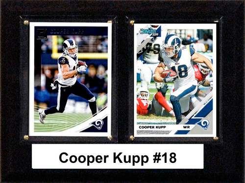 NFL 6"x8" Cooper Kupp Los Angeles Rams Two Card Plaque