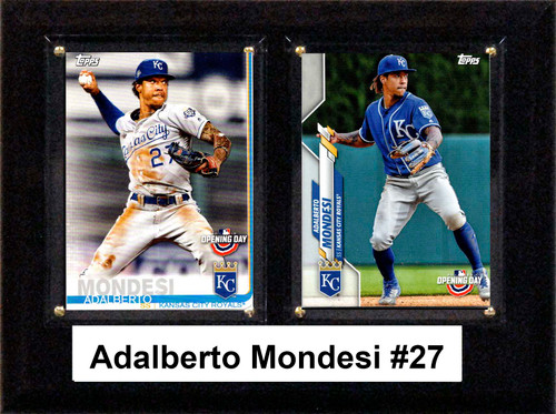 MLB 6"x8" Adalberto Mondesi Kansas City Royals Two Card Plaque