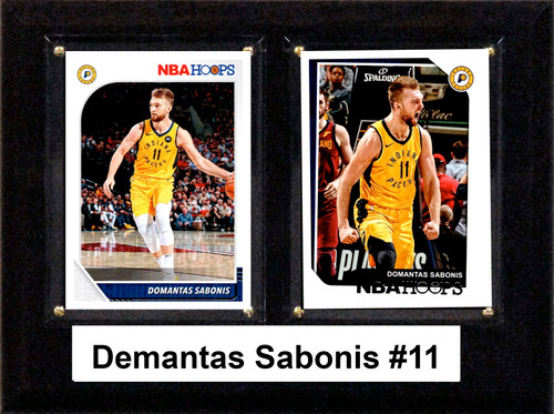 NBA 6"x8" Demantas Sabonis Indiana Pacers Two Card Plaque