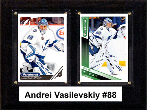 NHL 6"x8" Andrei Vasilevskiy Tampa Bay Lightning Two Card Plaque
