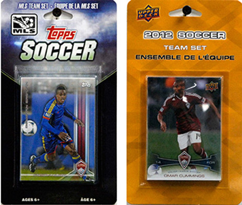MLS Colorado Rapids 2 Different Licensed Trading Card Team Sets