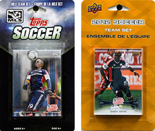 MLS New England Revolution 2 Different Licensed Trading Card Team Sets