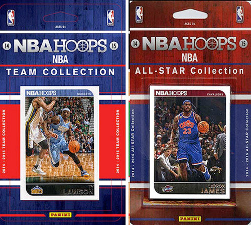 NBA Denver Nuggets Licensed 2014-15 Hoops Team Set Plus 2014-15 Hoops All-Star Set