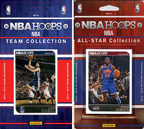NBA Memphis Grizzlies Licensed 2014-15 Hoops Team Set Plus 2014-15 Hoops All-Star Set