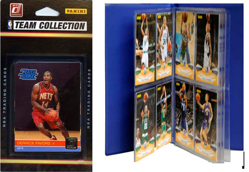 NBA New Jersey Nets Licensed 2010-11 Donruss Team Set Plus Storage Album