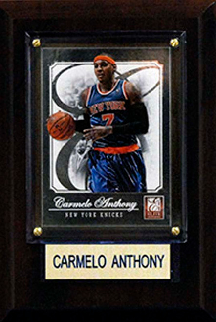 NBA 4"x6" Carmelo Anthony New York Knicks Player Plaque