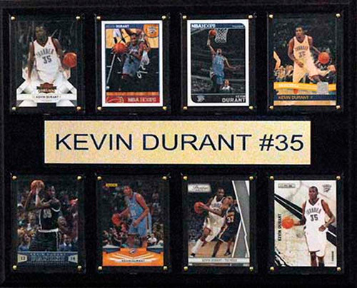 NBA 12"x15" Kevin Durant Oklahoma City Thunder 8-Card Plaque