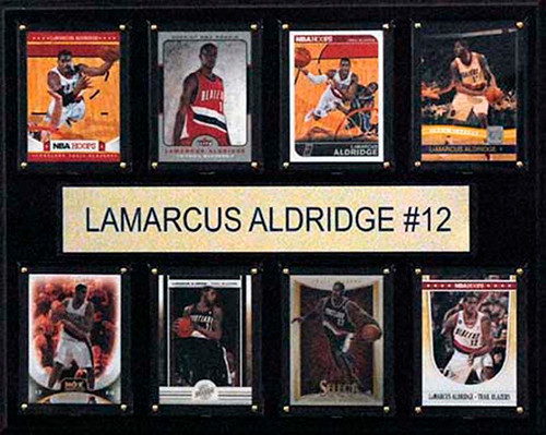 NBA 12"x15" LeMarcus Aldridge Portland Trail Blazers 8-Card Plaque